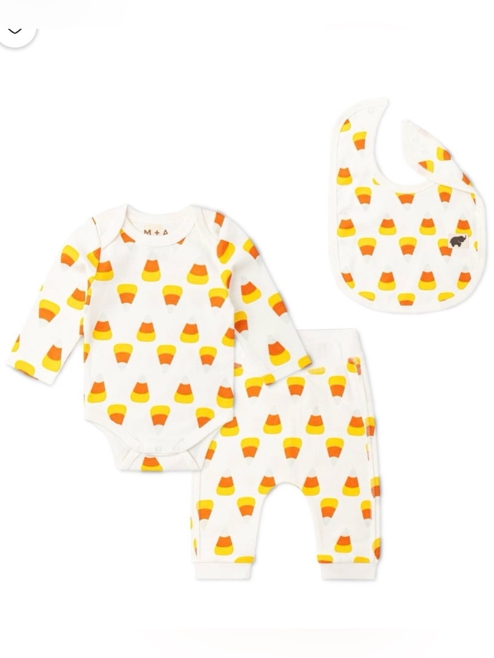M+A by Monica + Andy Organic Cotton First Moves Set (Trick or Treat)